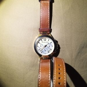 MICHAEL KORS Peyton Chronograph Gold-Tone Stainless Steel Ladies Watch MK2261